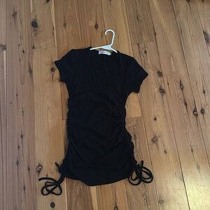 Amazon Black Tight scrunched dress